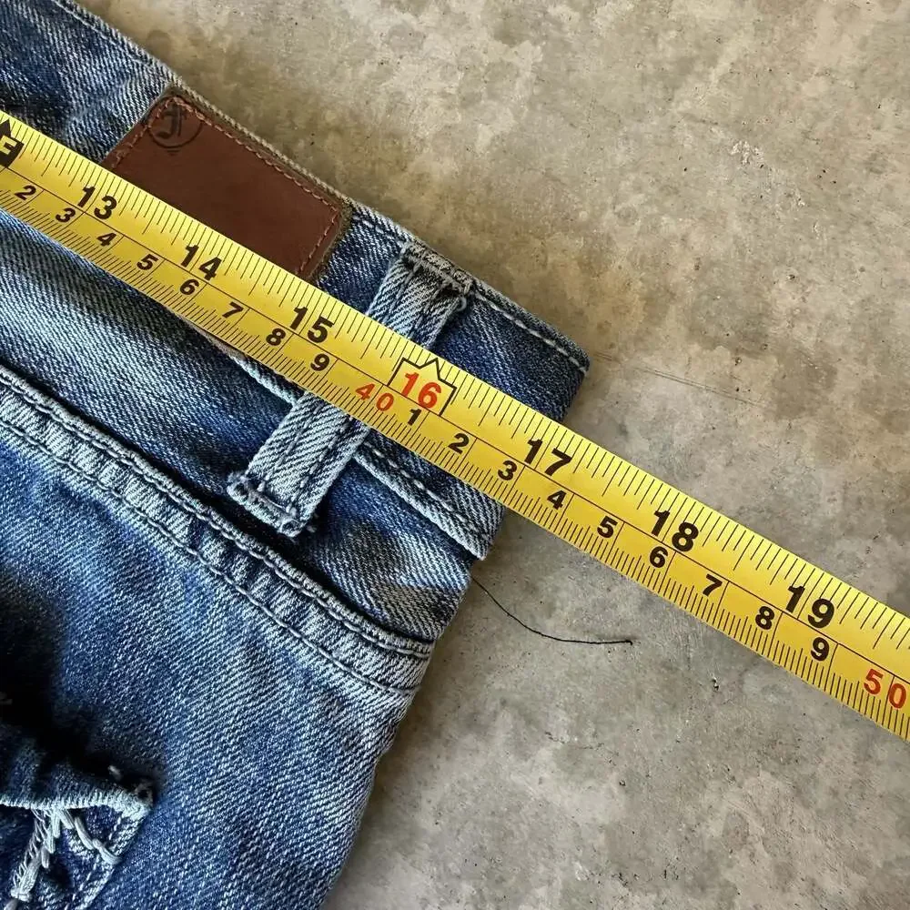Vintage Y2K/ Vintage Americana Super Faded Embroidered Bootcut Jeans